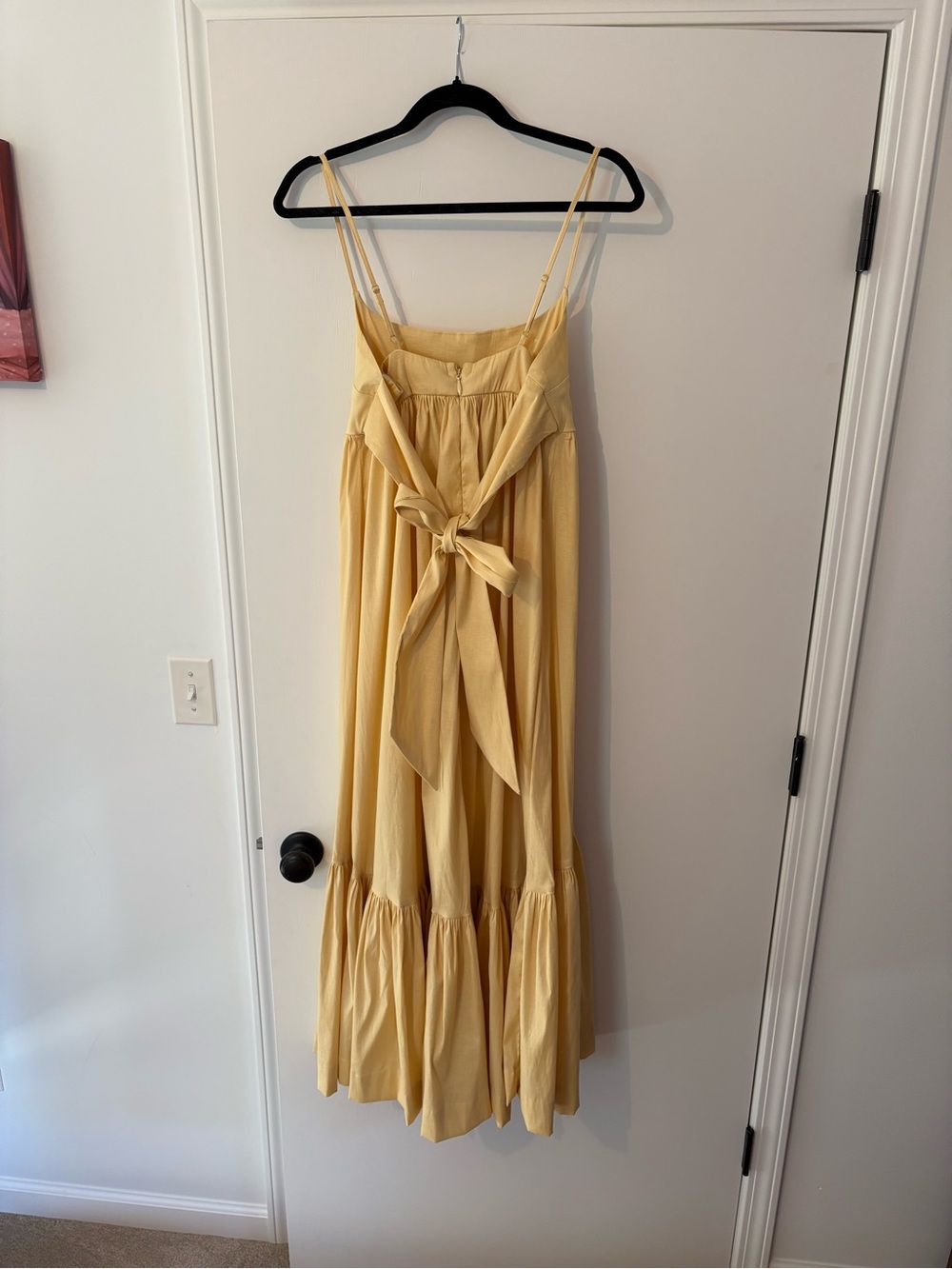 Abercrombie & Fitch Bow Back Taffeta Maxi Dress, Perfect Condition - Picture 3 of 7